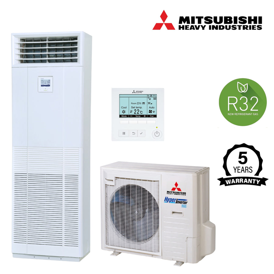 Mitsubishi Heavy Industries Floor Standing Air Conditioner Unit with Heat Pump