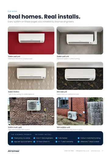 Page 17: Real homes. Real installs.