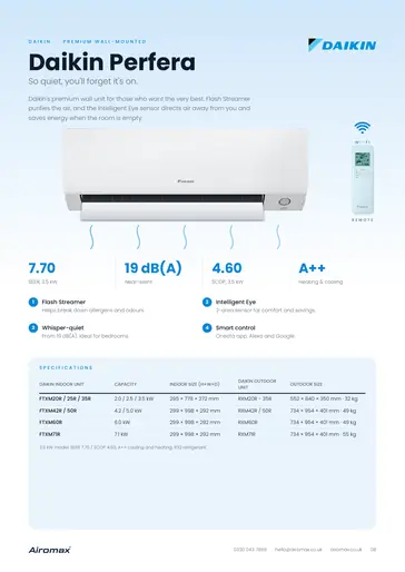 Page 8: Daikin Perfera