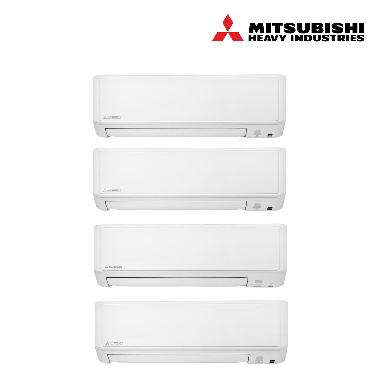 Mitsubishi Multi Wall Mounted Premium 4 Unit Split Air Conditioner with Heat Pump & WiFi