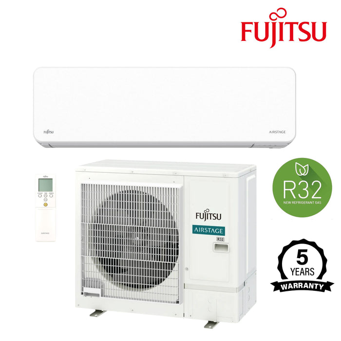 Fujitsu 9.4kW R32 Wall Mounted Single Split Air Conditioner – ASEH36KMTB/AOEH36KMTB